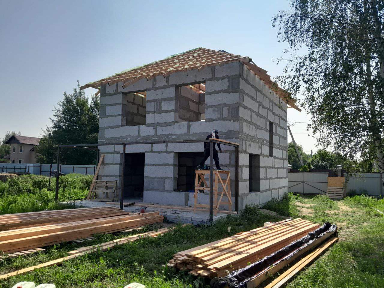 Построить дом в Фаустово